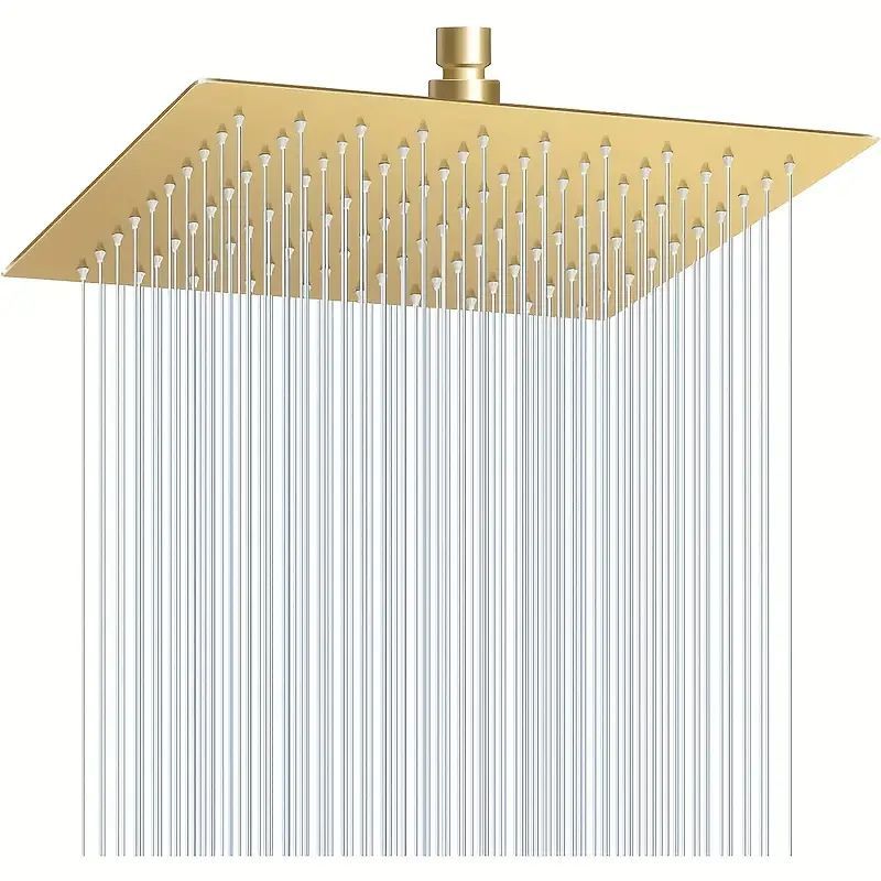 Elegant Square Rain Shower System – Full Coverage Waterfall Design