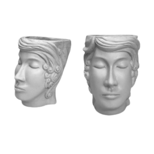 Large Head Planters - Jade Head Planter