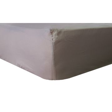 Microfibre - Fitted Sheet - Grey - Queen