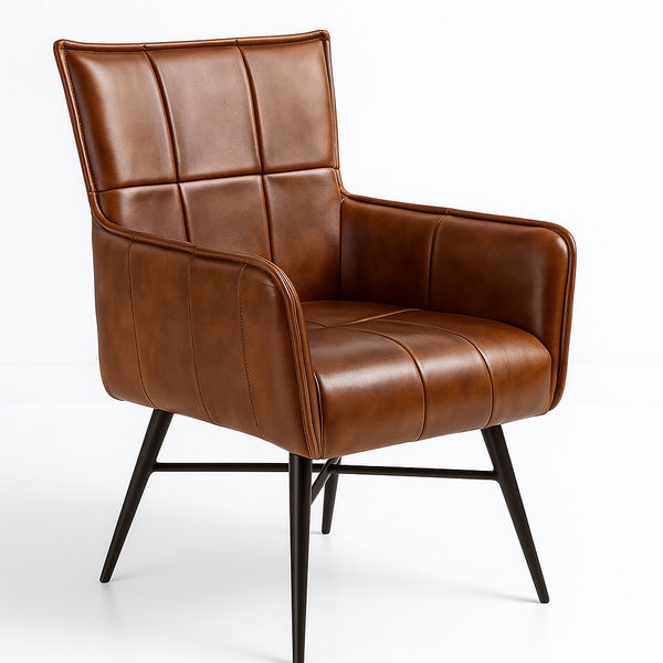 Earl Genuine Leather Dining Chair