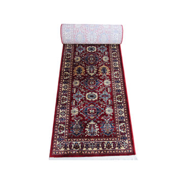 BK Carpets & Rugs - Persian Inspired Passage Runner - 80cm x 6m - Red - Blue