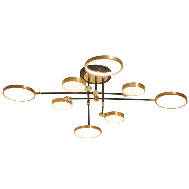 8 Light LED Metal Ceiling Fitting