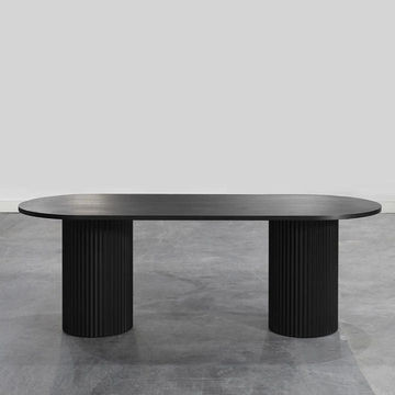 DecorMama Belinda Dining Table – Modern Wood Finish