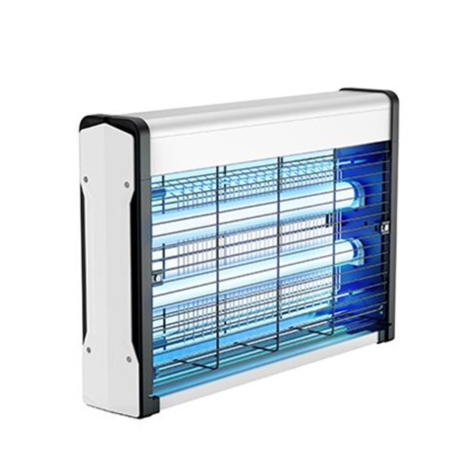 Insect Killer 2x15w Silver & Black Covers 100sm