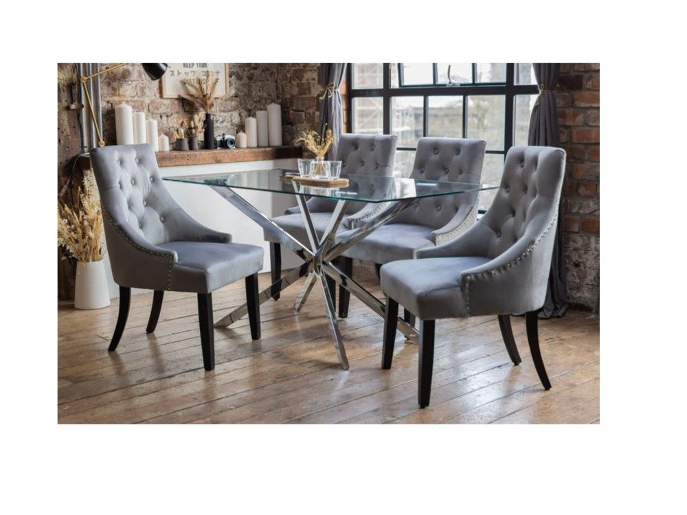 QandAHome-ACE 6 Seater Dining Set