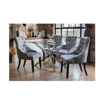 QandAHome-ACE 6 Seater Dining Set