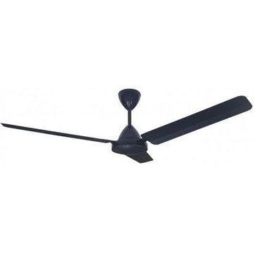 Solent Whirlwind ceiling fan 1400mm 3-blade and 5-speed Infra-red remote control - Black
