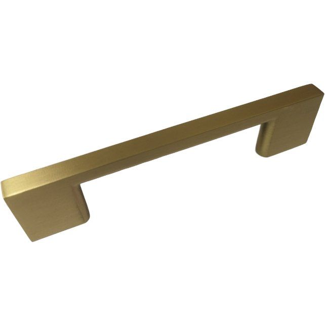 Matt Brass Cupboard Handle - 96mm
