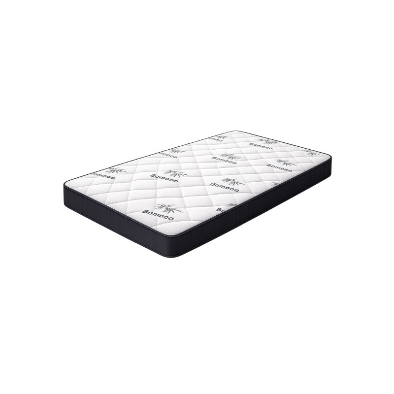 Comfy Home Furnitures SleepLite Budget Spring Mattress Black / White Mattress Only Single