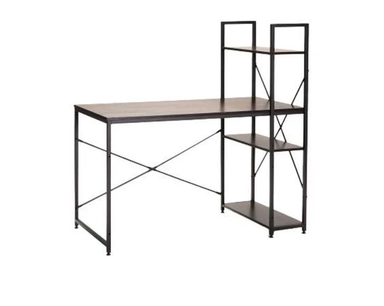 EFURN- Home Office Study Desk with Bookshelf