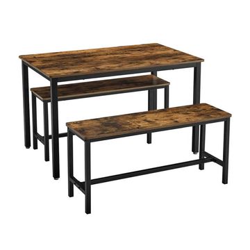 Bragg Alta 4-Seater Dining Table with 2 Benches