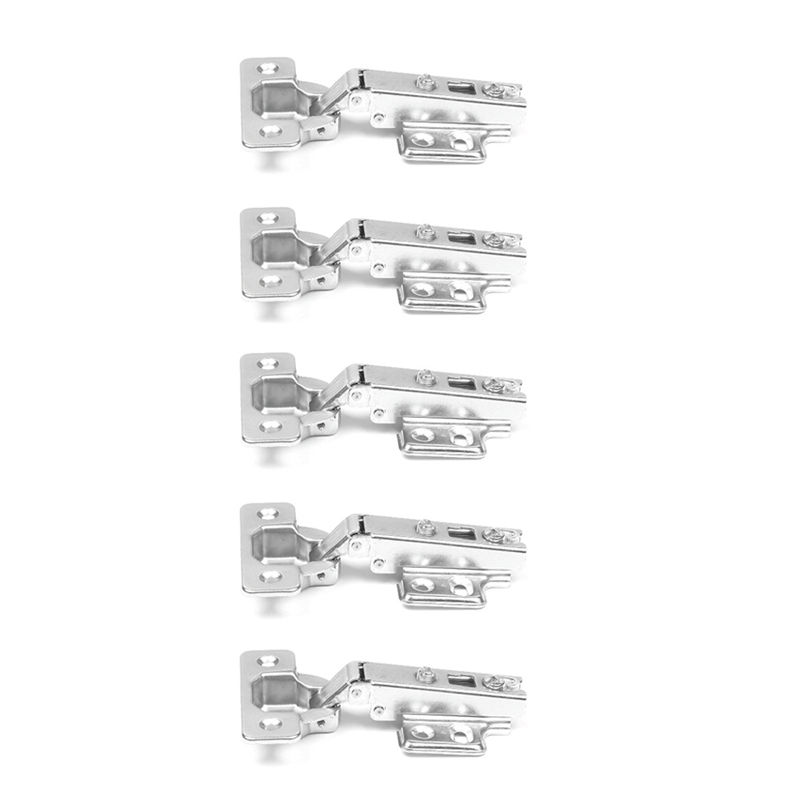 ROCO 110 Degree Soft Closing 4 Hole Base Plated Cupboard Hinge ( 5 Pack )