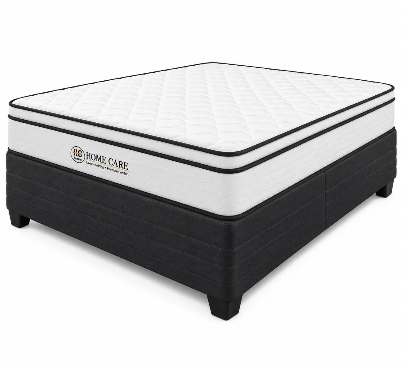Homecare High-Density Medium Firm Foam Turnable Three Quarter Bed Set