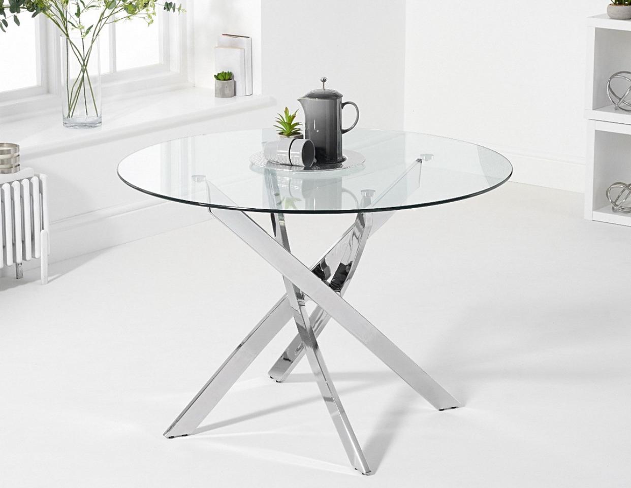 ASHER Giselle 140cm 4 seater round dinning table