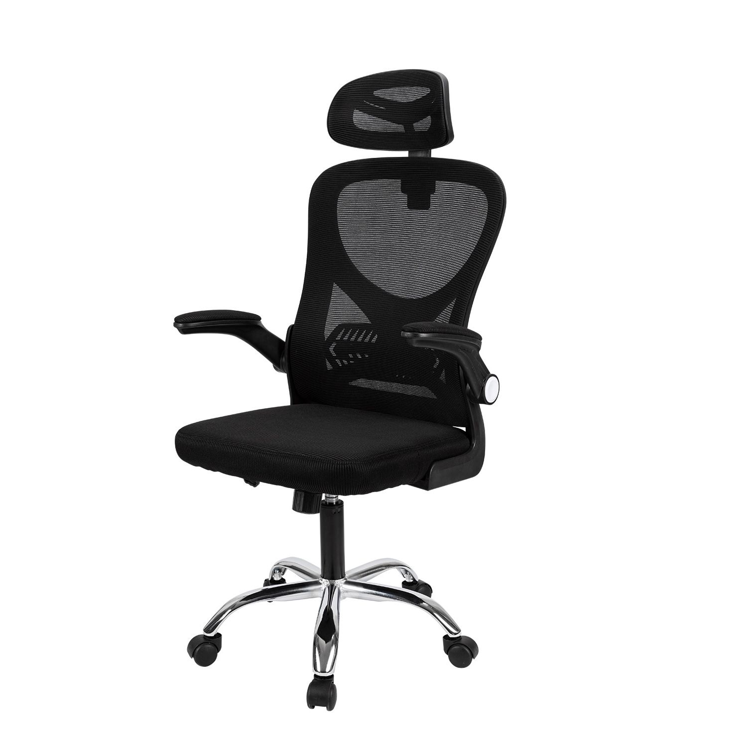 Deli Ergonomic Office Chair – Multifunction Adjustable, Black