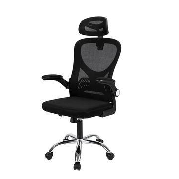 Deli Ergonomic Office Chair – Multifunction Adjustable, Black