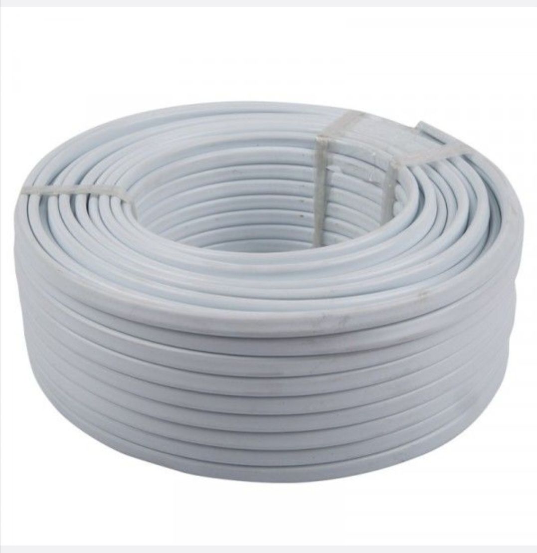 PVC Electric Cable - 1.5mm 100m Roll - White