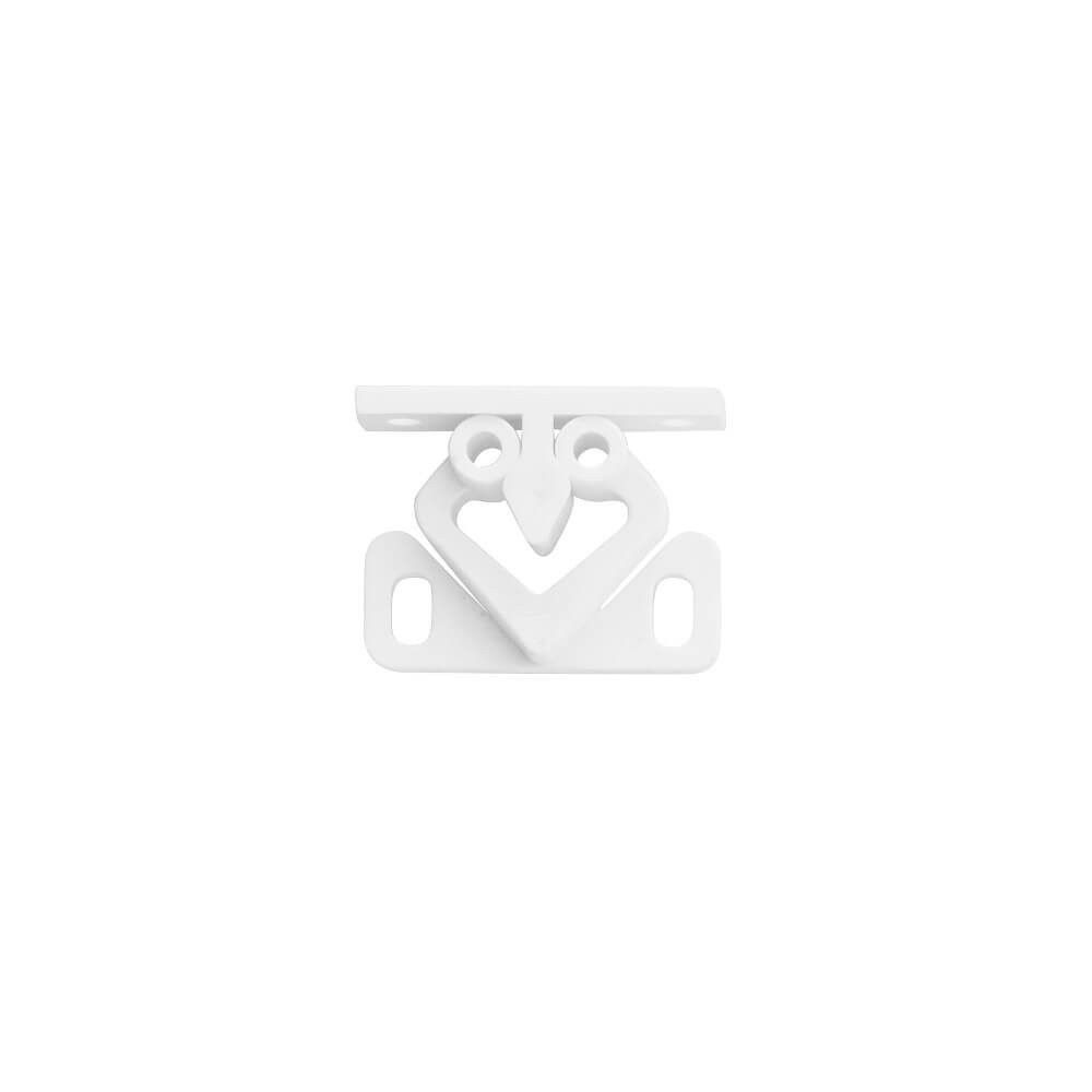 Gripper Catch, Plastic, White, 20mm X 25mm Quantity:6