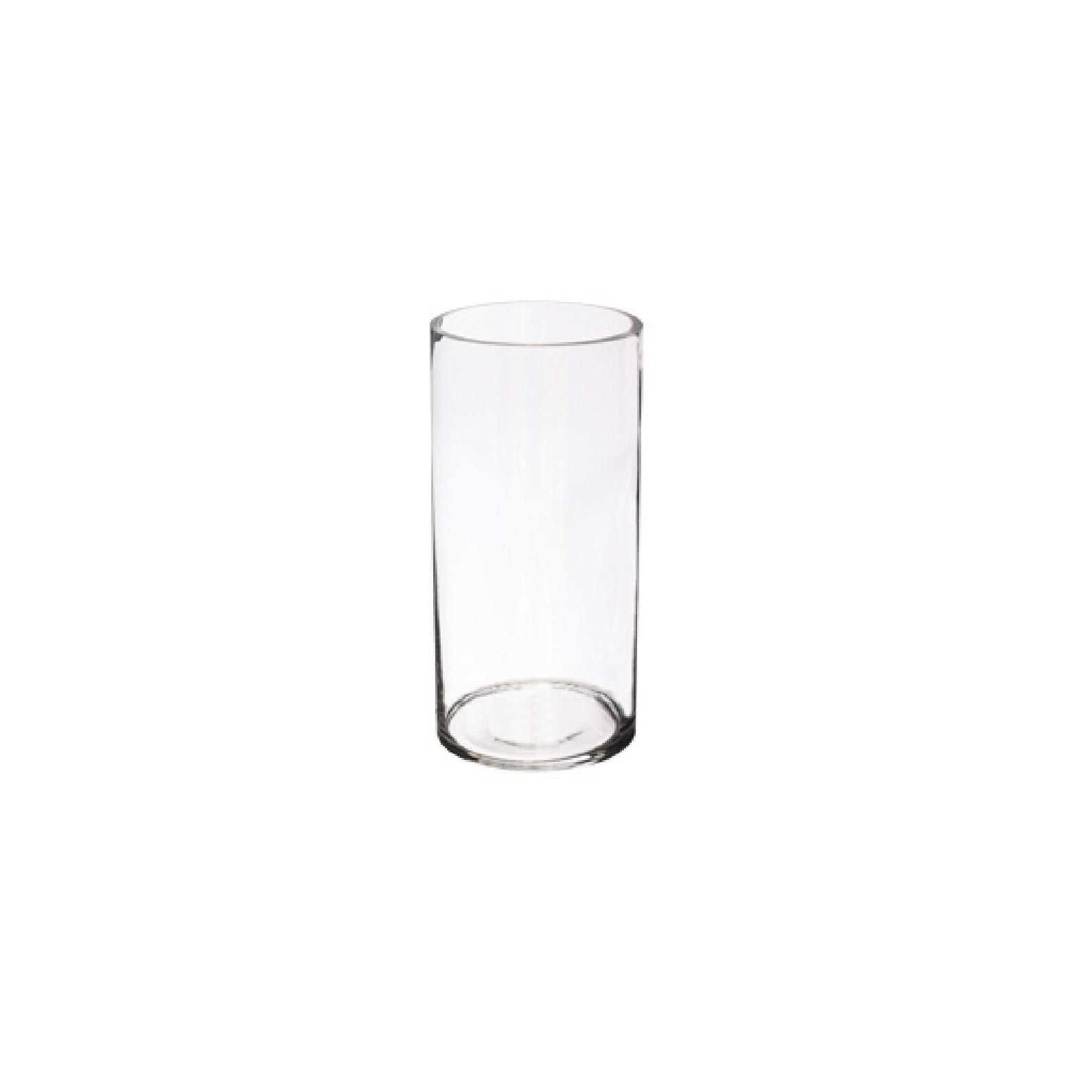 Cylinder Glass Vase 20x10cm LEROY MERLIN South Africa