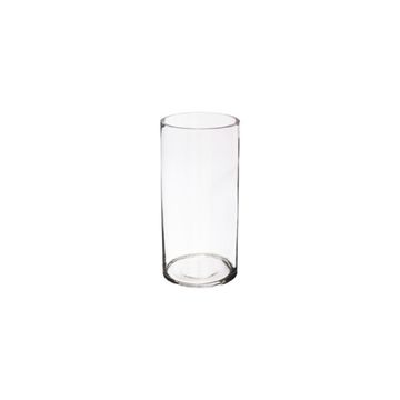 Cylinder Glass Vase 20x10cm