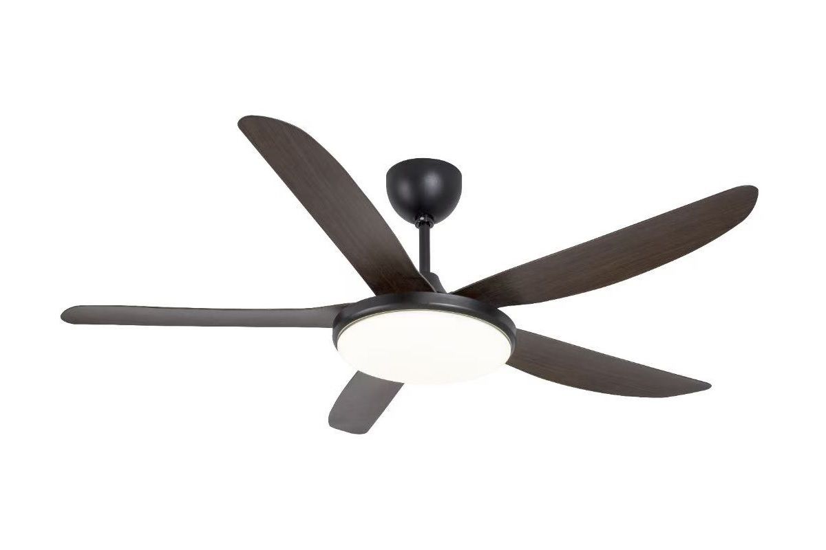Dark Brown Aero Breeze 5-Blade LED Ceiling Fan-MRUL