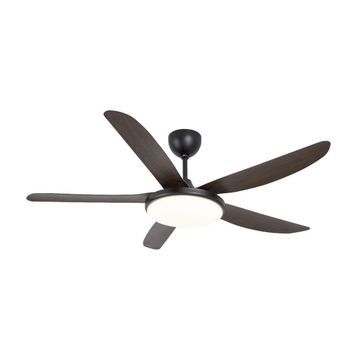 Dark Brown Aero Breeze 5-Blade LED Ceiling Fan-MRUL
