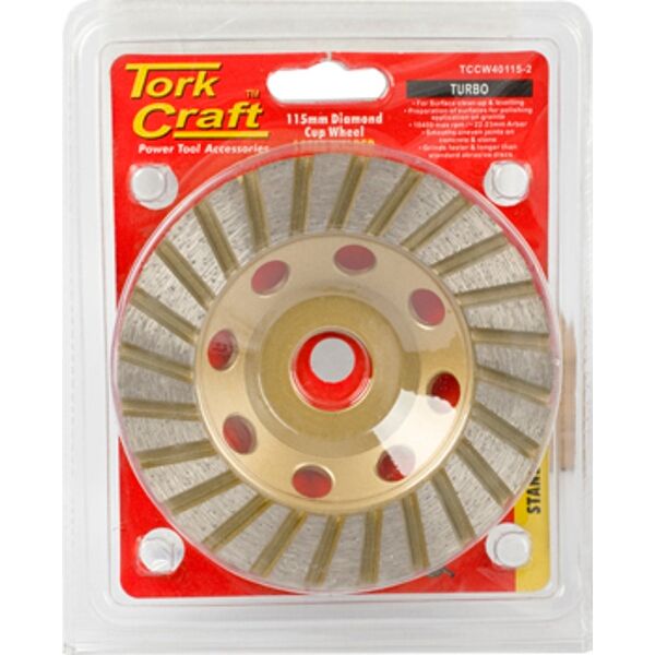 Dia. Cup Wheel 115 X 22.23Mm Turbo Laser Welded