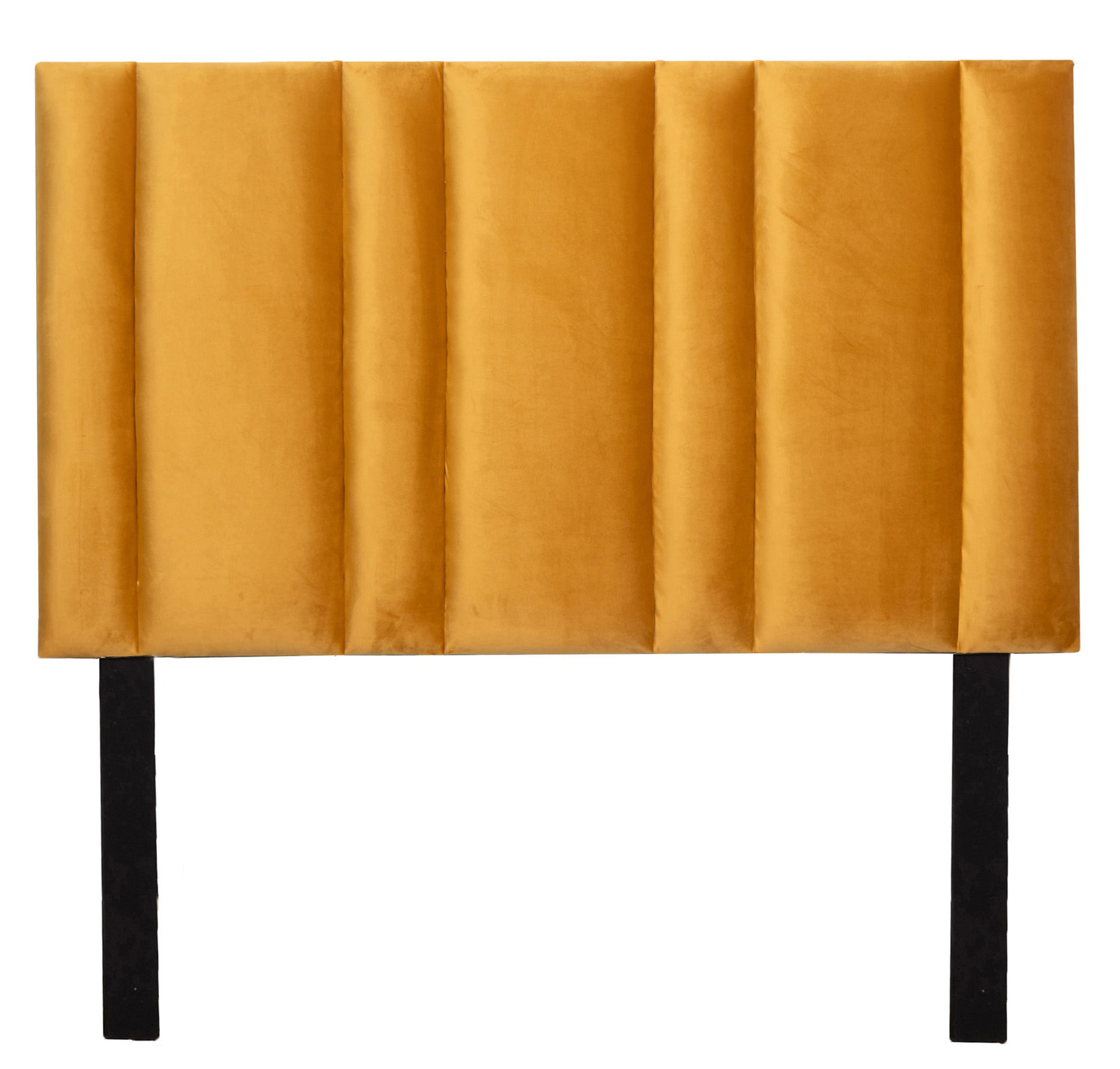Mia Headboard - Gold Velvet - Queen