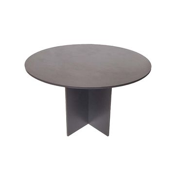 Cardiff Conference Table - Round 120cm - Storm Grey