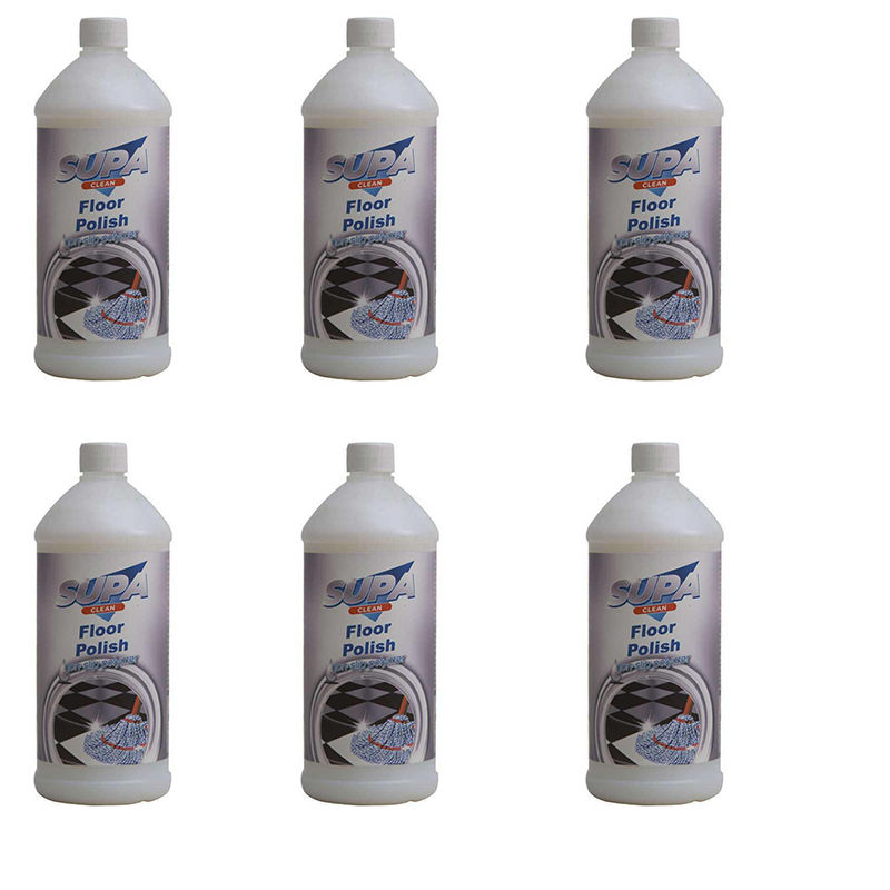 SUPA CLEAN Floor Polish 1 Litre ( 6 Pack )