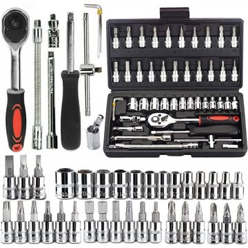 Grip Socket Wrench Set - (46 Piece)
