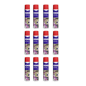 POWR Spray Paint STD 300ml Tin Signal Red ( 12 Pack )