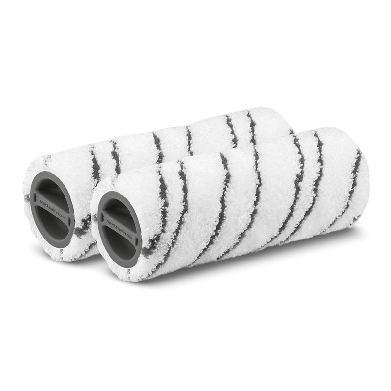 Kärcher Grey Multi-Surface Microfibre Roller Set  (EWM 2, Floor Cleaner FC 3-7 Compatible)