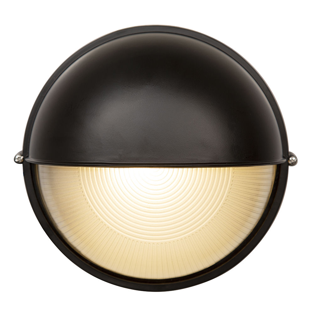 Eurolux - Round - Small - Eyelid - Bulk Head - 180mm - Black