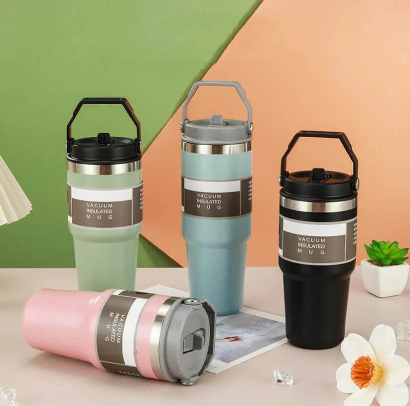 900ml Stainless Steel Vacuum Tumbler with Lid
