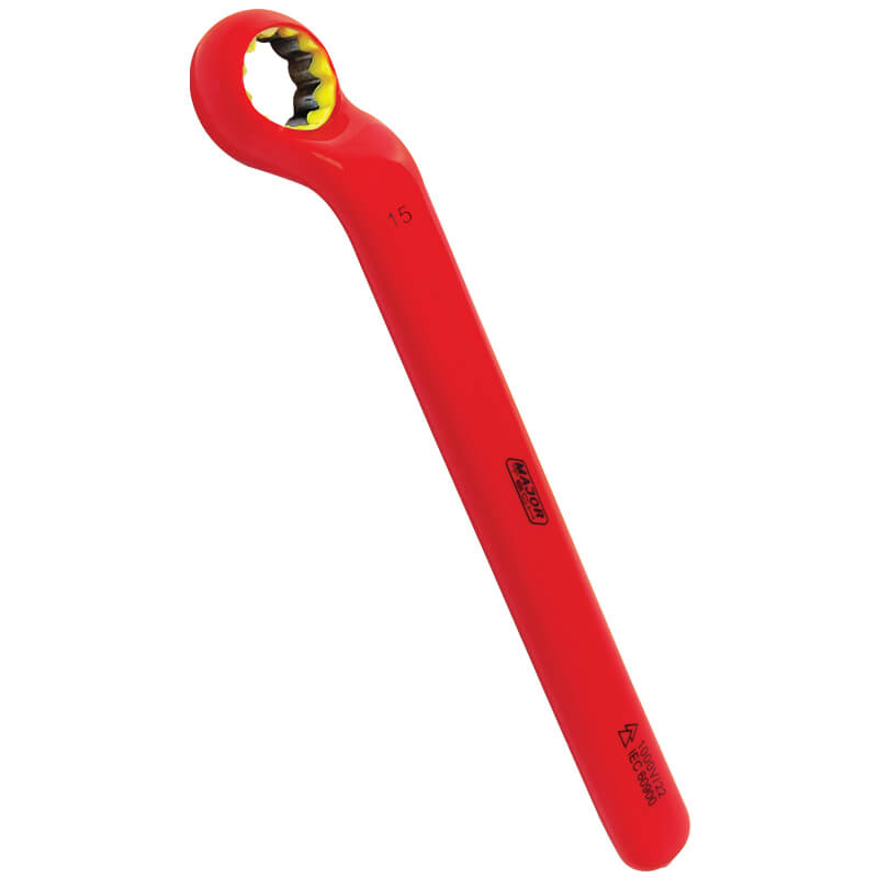 15mm 1000V Insulated Ring Wrench (VRSP15) - Major Tech