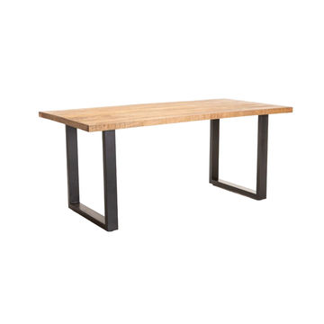 Vividitto - Funi Solid Wood Dining Table - 180 x 90 cm (6-8 Seater)