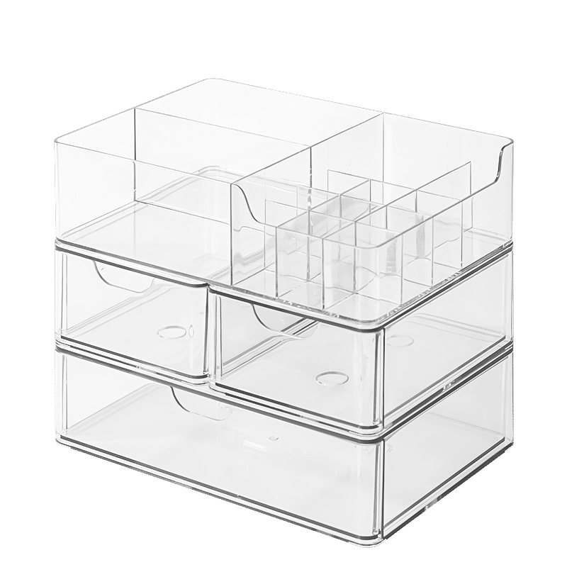 Deli Organizer Storage set Stackable Drawer for Cosmetics & Office Supplies