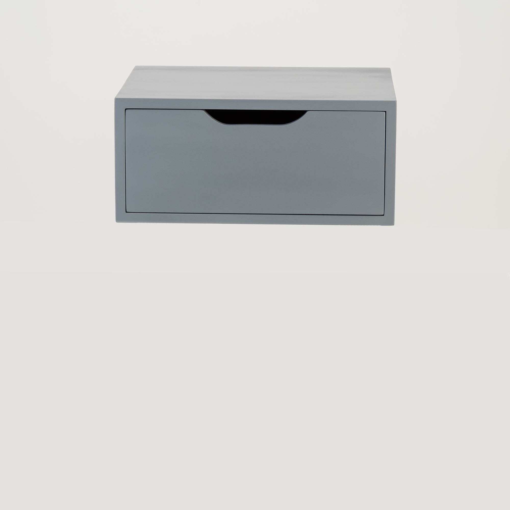 Secaleni Grey Floating Side Table Single Drawer