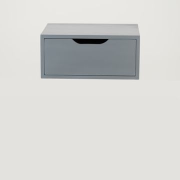 Secaleni Grey Floating Side Table Single Drawer