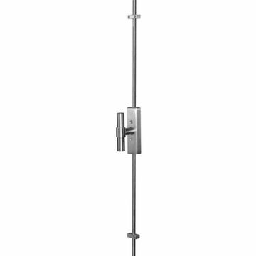 Solid stainless steel cremona bolt with rods