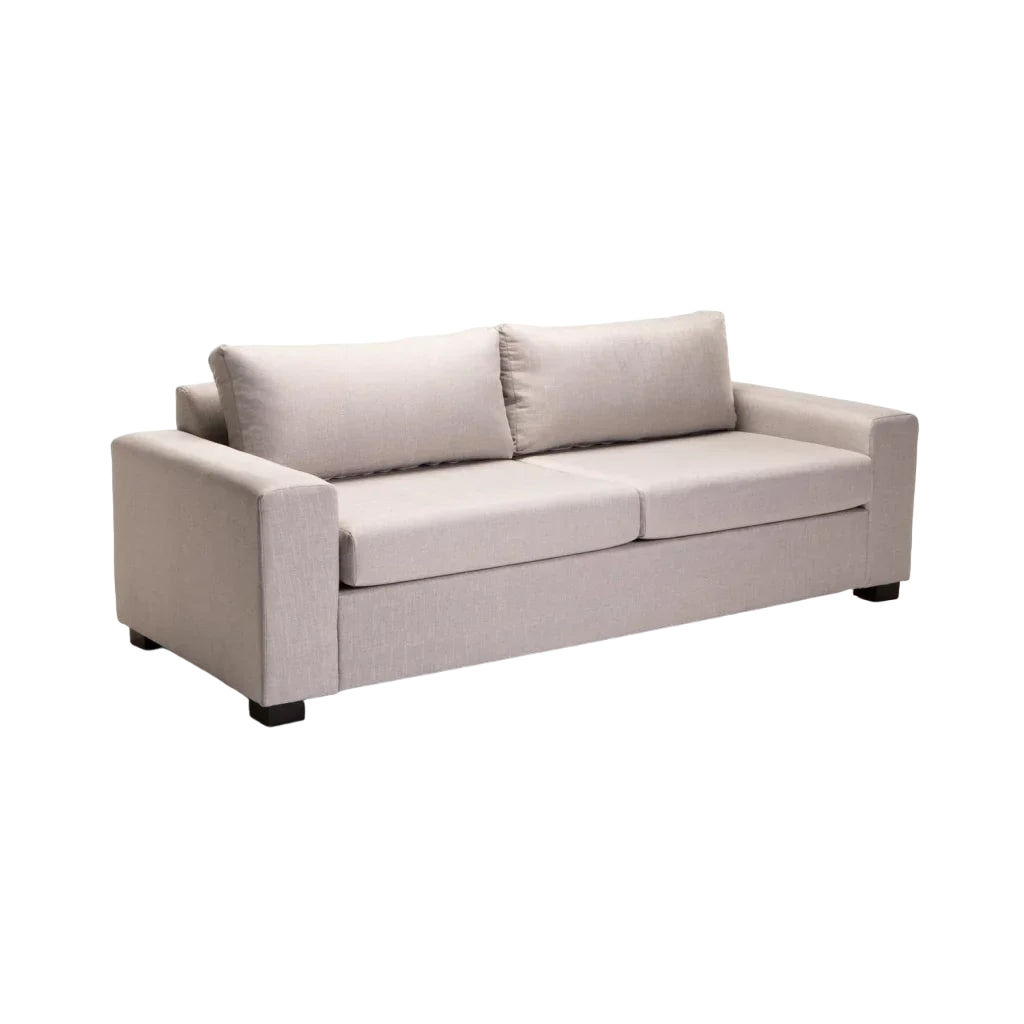 Vividitto - Mampha Fabric 2 Seater Couch - Platinum