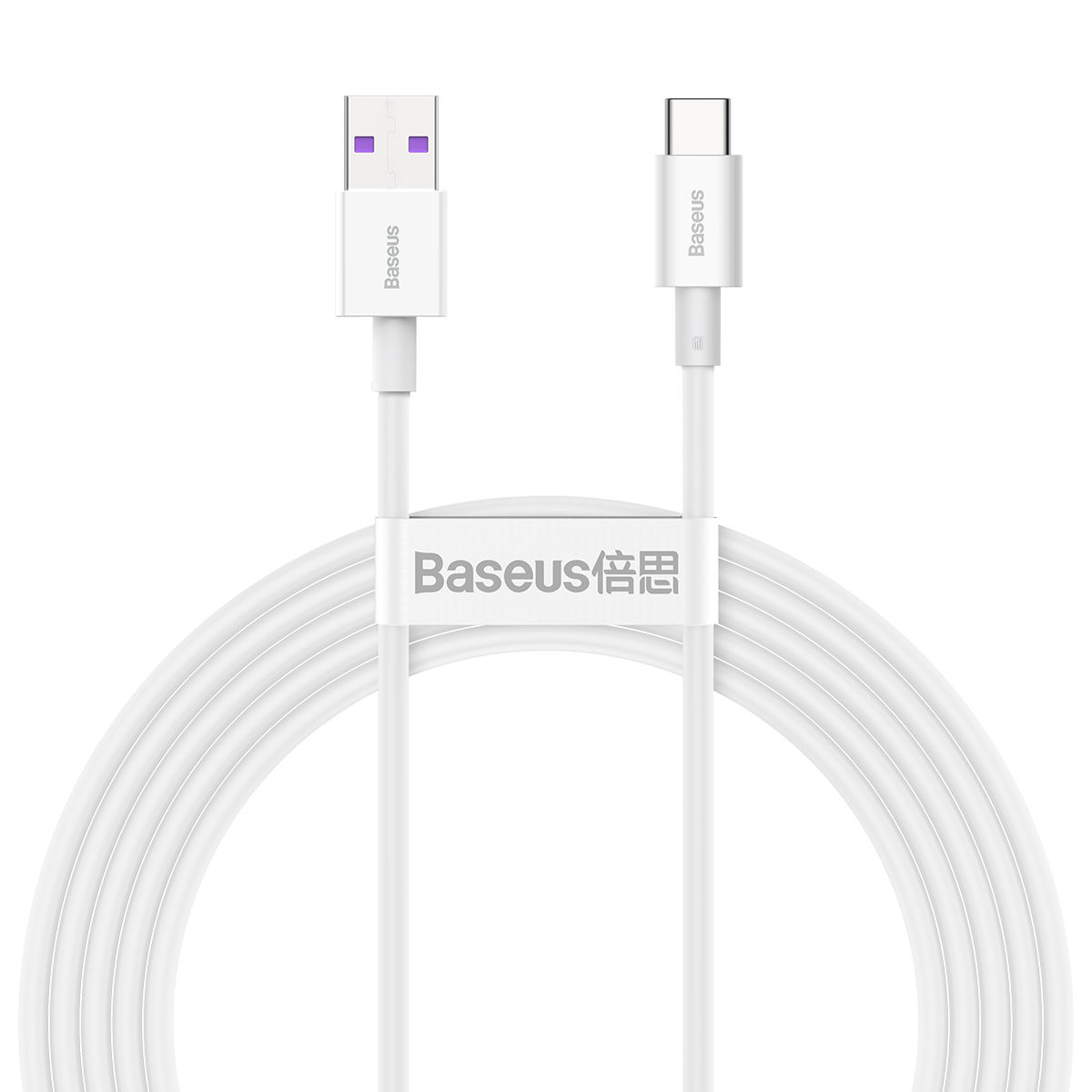 Baseus Superior Series Fast Charging and Data Cable USB to Type-C 66W 2m - White