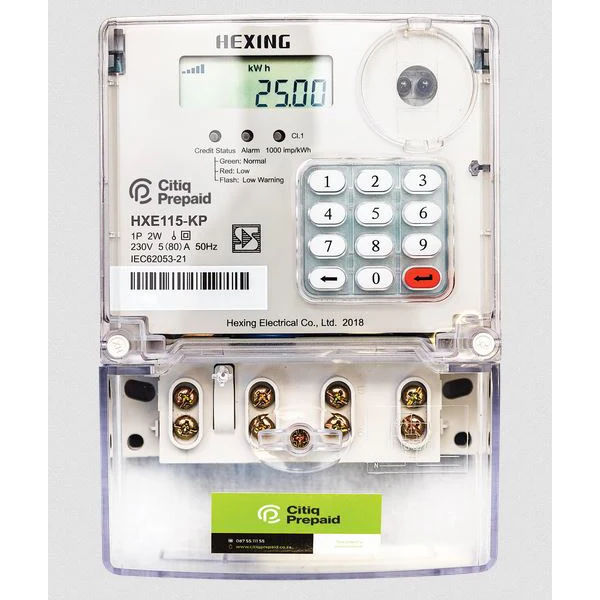 Hexing Single Phase Prepaid Meter (No Comms)