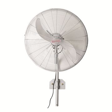 Huricane Wall Fan 2 Blades Silver Motor Power 230W