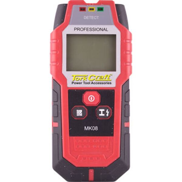 Digital Metal Detector Fer & Non Fer Metals 0-80Mm Aut-Cal. Func 9V Ba