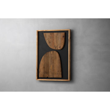 Wall Art Natural & Black