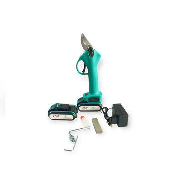 Electric Pruning Shear With Two 25V Batteries