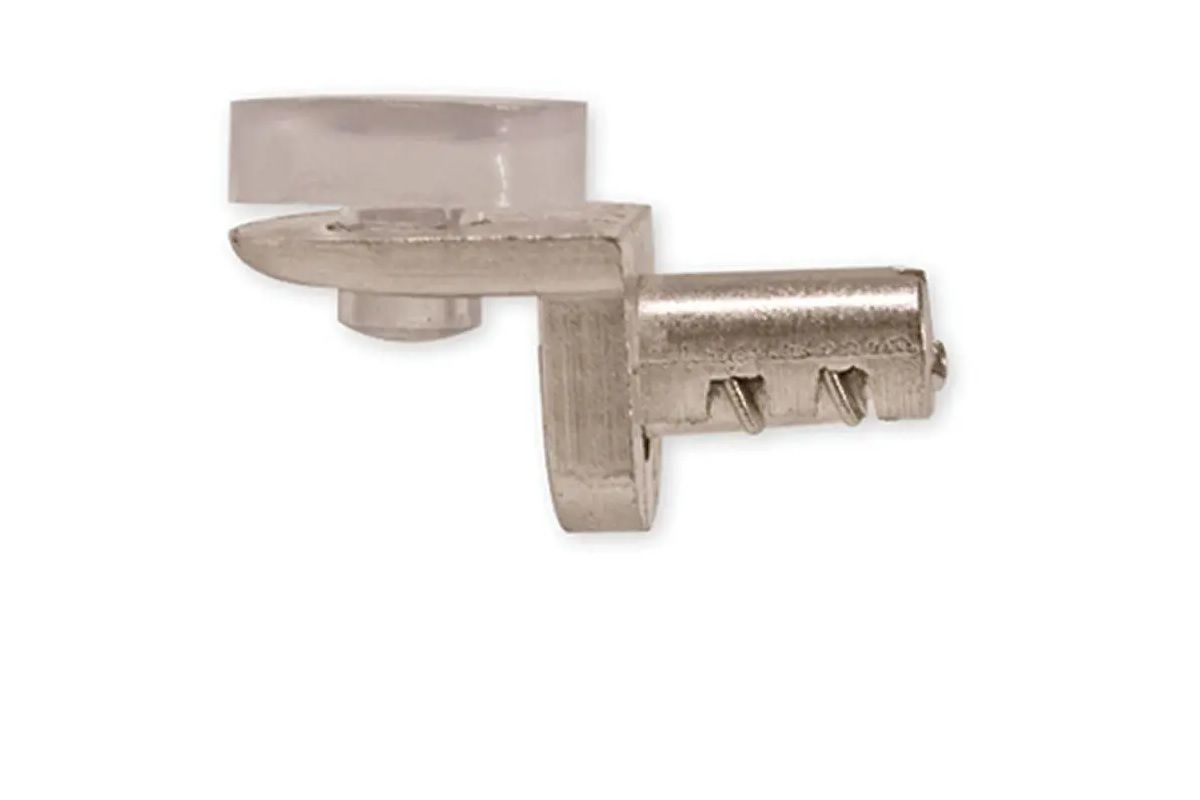 Shelf Support, Suction, Nickel Plated, 12 Pieces (3 pack) BY WOODLY