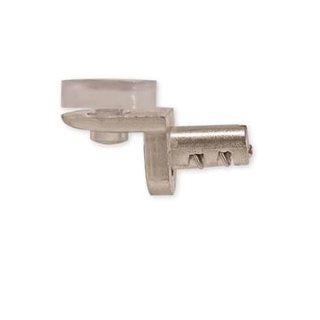 Shelf Support, Suction, Nickel Plated, 12 Pieces (3 pack) BY WOODLY